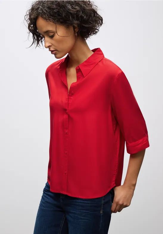 Overhemd blouse racing red
