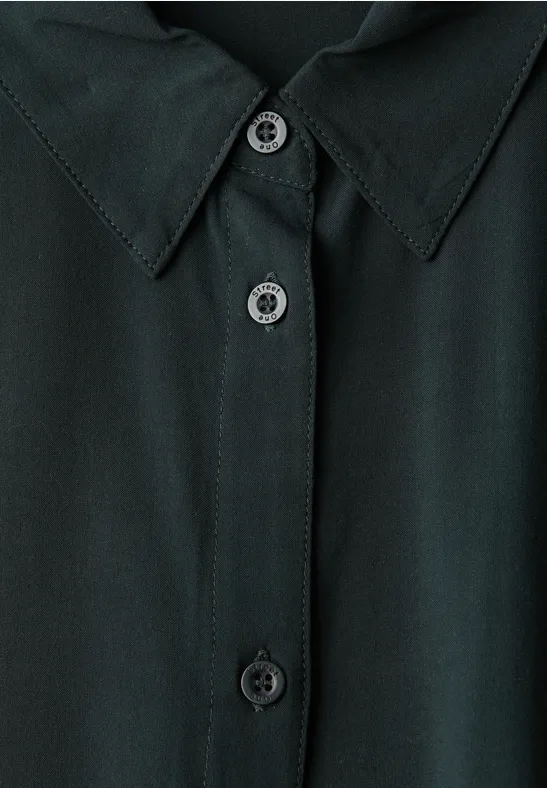 Hemdbluse evernight green