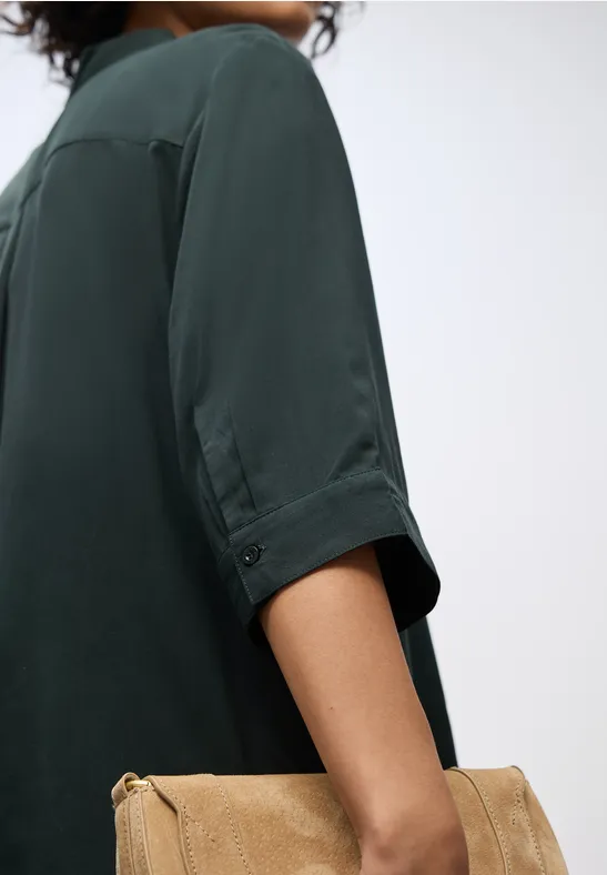 Hemdbluse evernight green