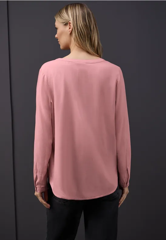 Tuniek in effen kleur powder pink