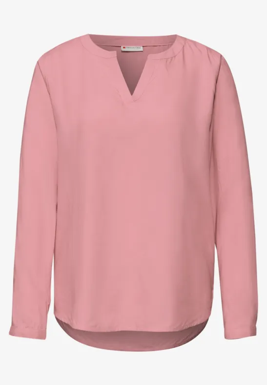 Tuniek in effen kleur powder pink