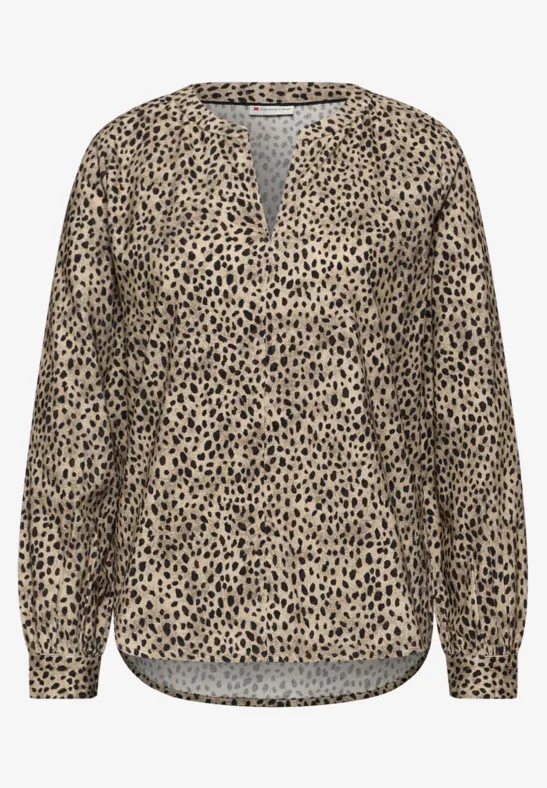 Corduroy blouse in leo look null