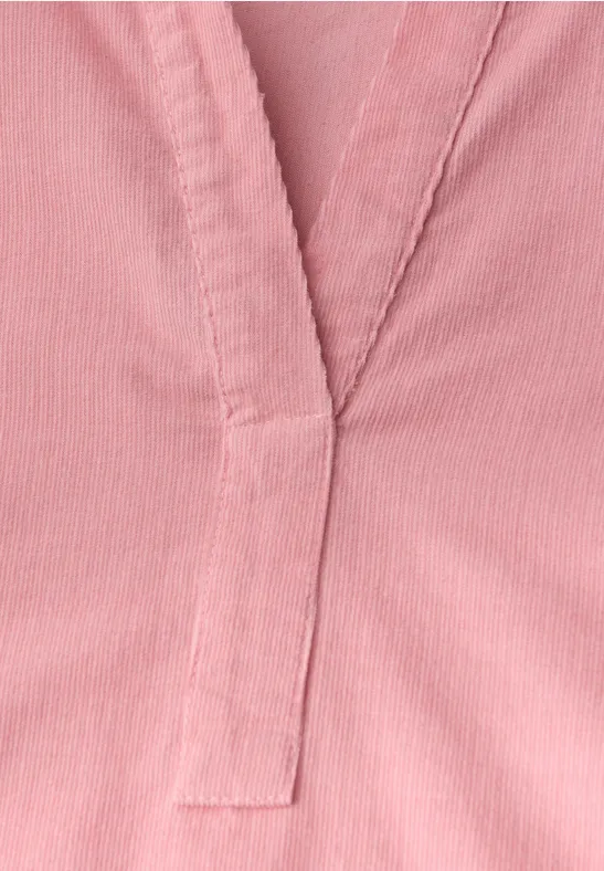 Corduroy blouse powder pink