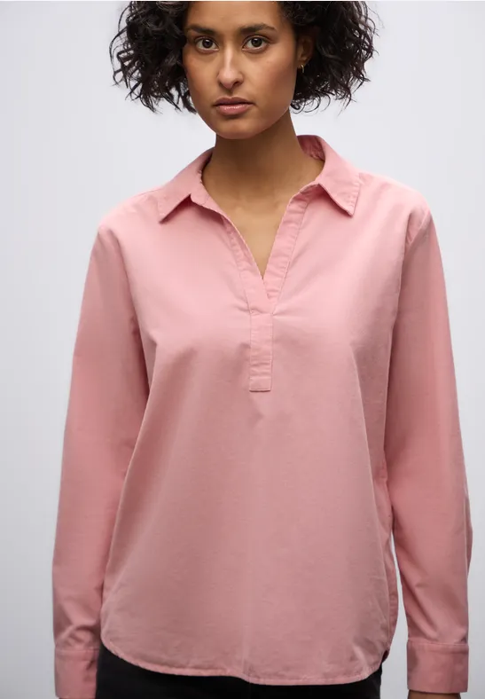 Corduroy blouse powder pink
