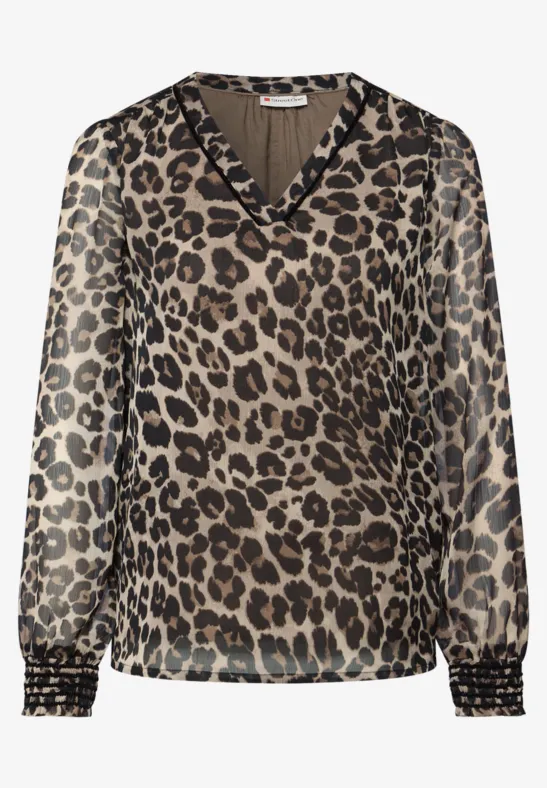 Chiffon tuniek met tape null