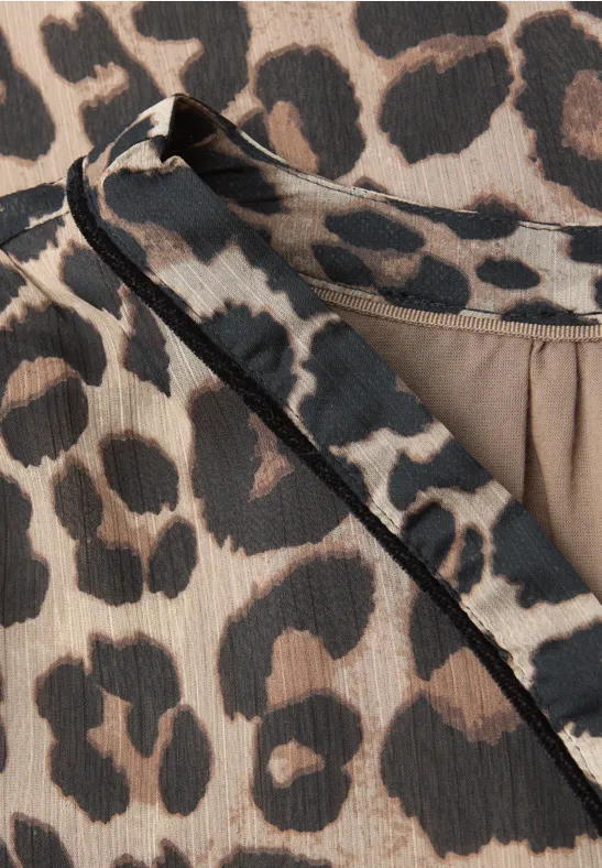 Chiffon tuniek met tape null