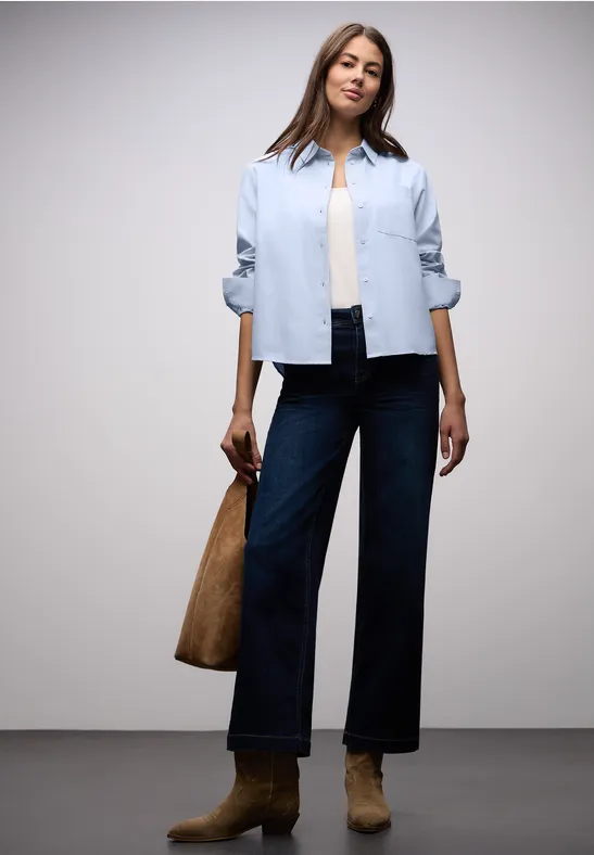 Chemisier Oxford original blue