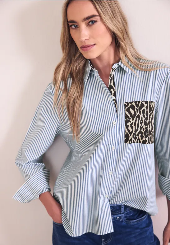 Chemisier à rayures original blue