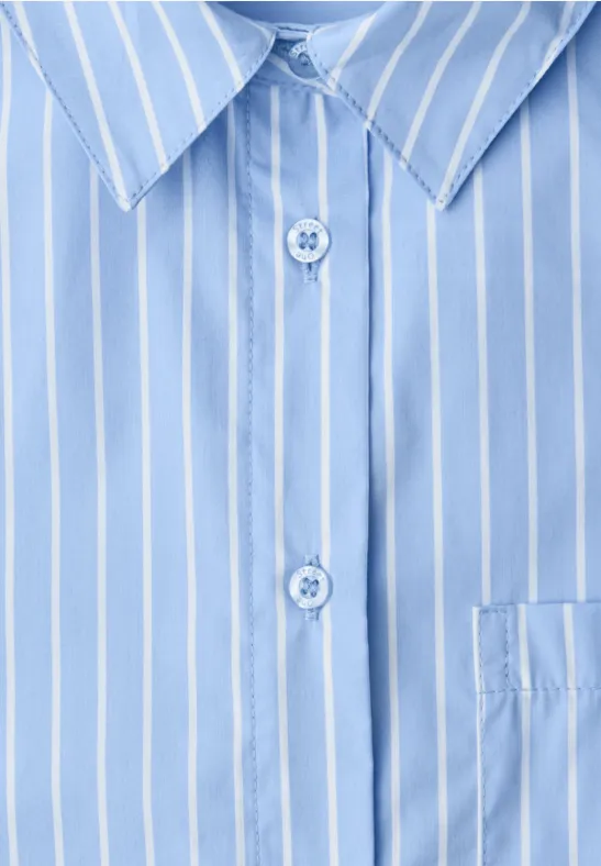 Gestreept overhemd blouse original blue