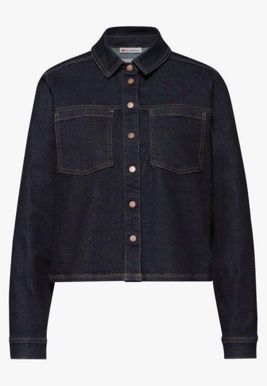 Chemisier en denim Rinse Blue washed