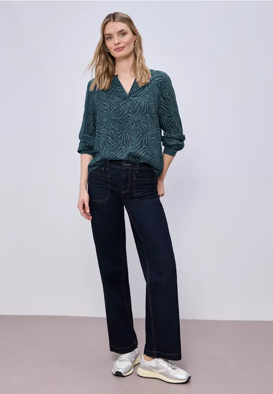 Blouse doublée cool vintage green