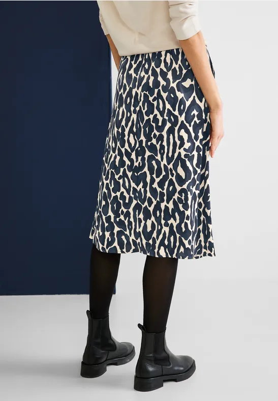 Rock in A-Linie deep blue