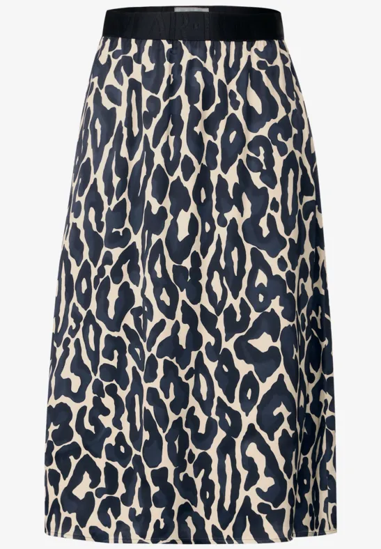 Rock in A-Linie deep blue