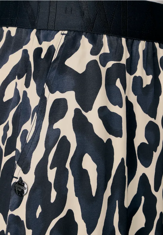 Rock in A-Linie deep blue