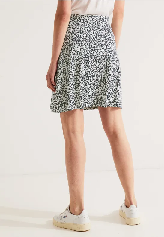 Blumenprint Minirock cool vintage green