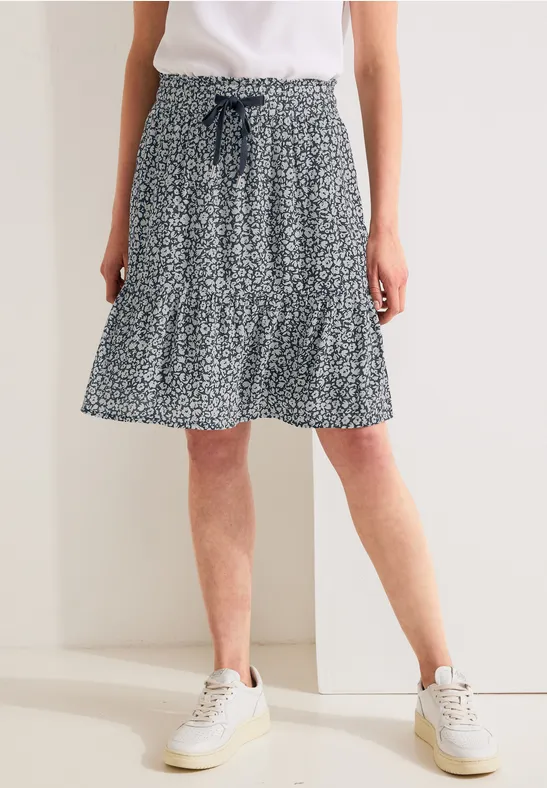 Musselin Paperbag Rock cool vintage green