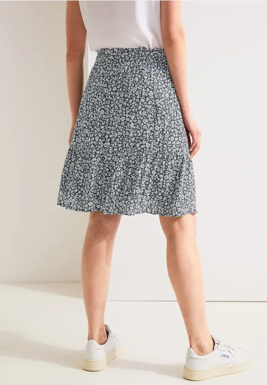 Musselin Paperbag Rock cool vintage green