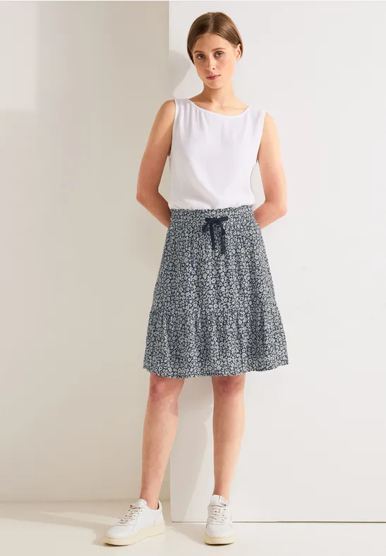 Musselin Paperbag Rock cool vintage green