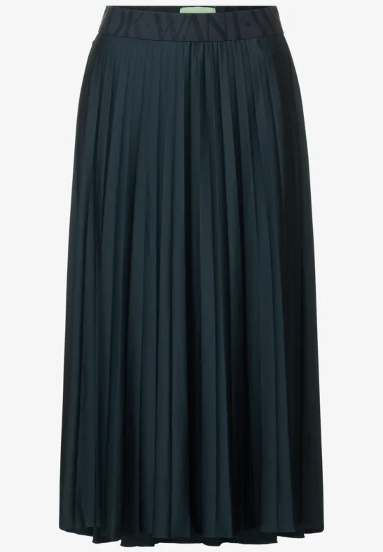 Midi Plisséerock cool vintage green