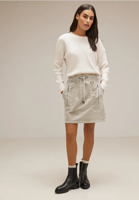 Cordrock im Cargolook dull bleached sand