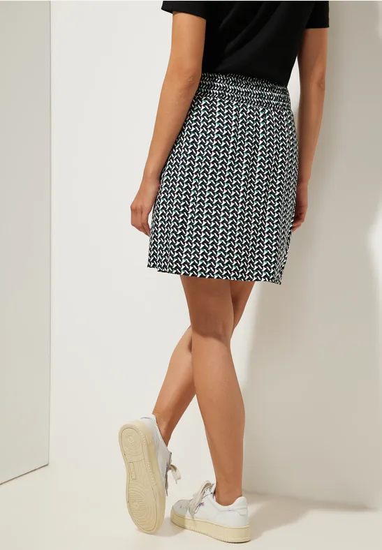 Rock mit Smock Bund meta lilac