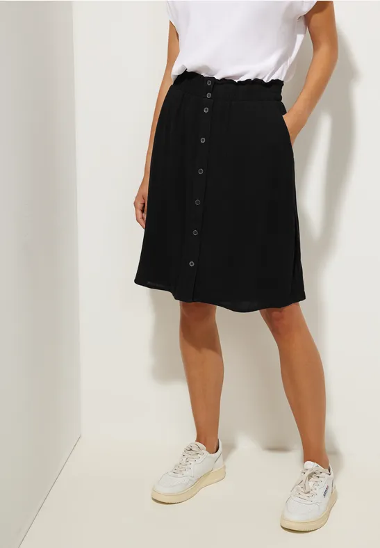 Musselin Paperbag Rock Black