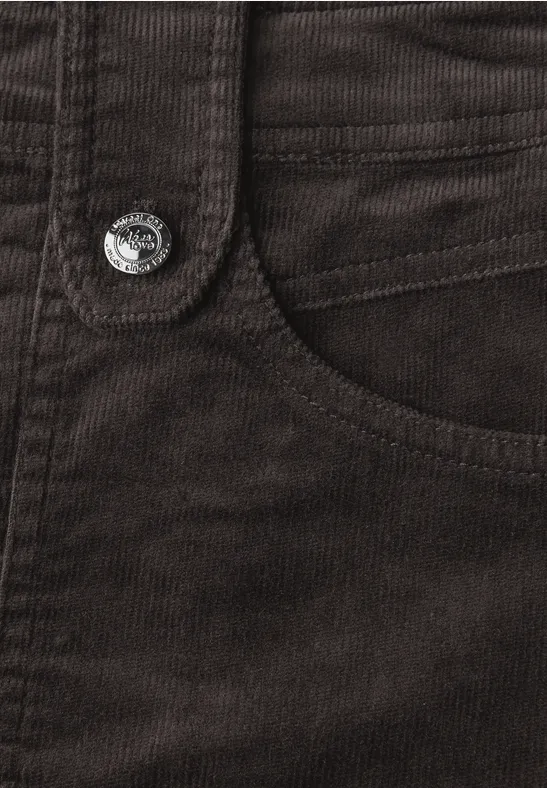 Feincord Rock deep roast brown