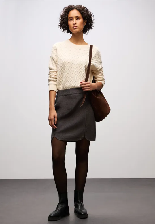Wol-look rok null