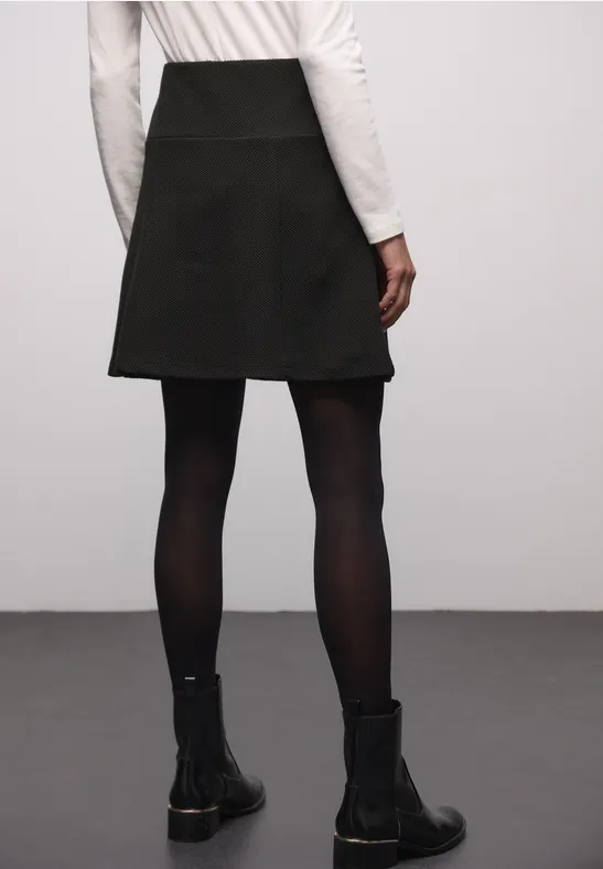 Rock mit Struktur Black