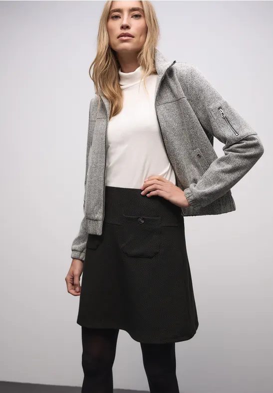 Rock mit Struktur Black