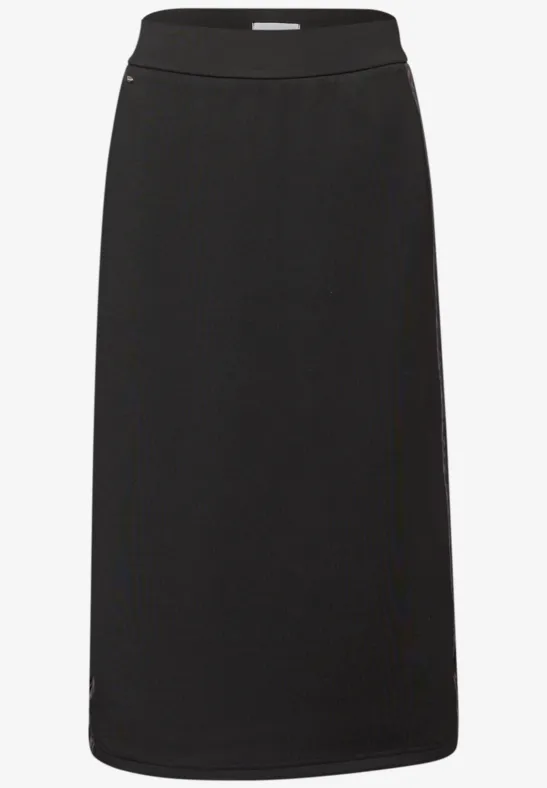 Rock mit Gallonstreifen Black