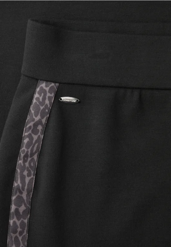Rock mit Gallonstreifen Black
