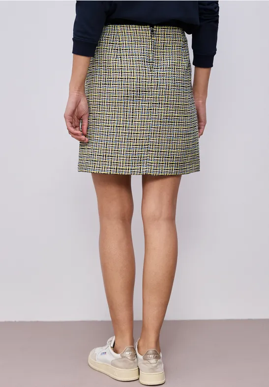 Jupe à motifs shadowed navy