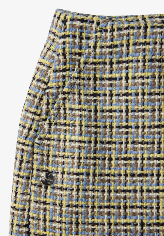 Jupe à motifs shadowed navy