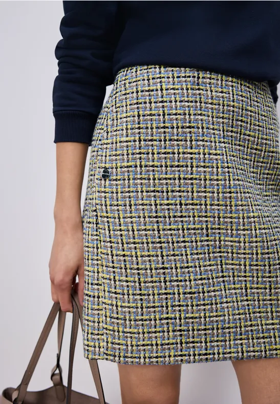 Jupe à motifs shadowed navy