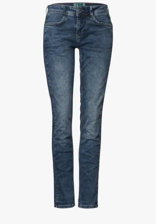 Casual Fit Jeans authentic blue random wash