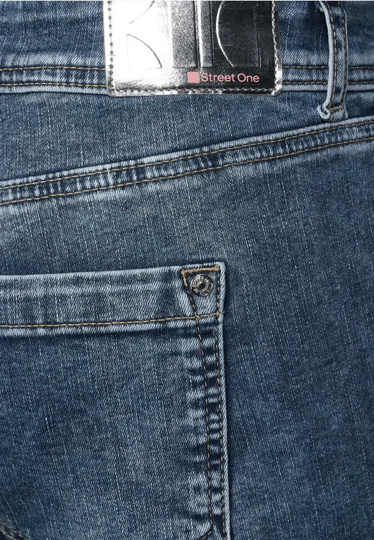 Casual Fit Jeans authentic blue random wash