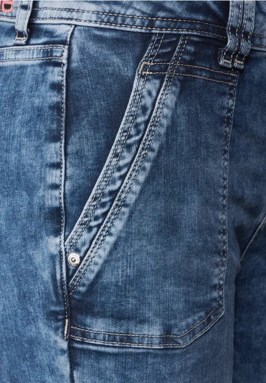 Loose Fit Jeans blue random wash