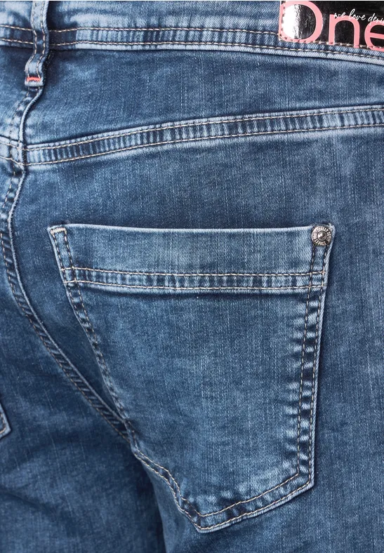 Loose Fit Jeans blue random wash