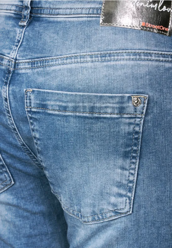 Casual Fit Jeans sky blue bleach