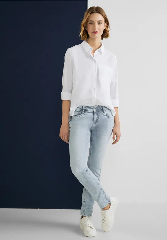 Casual Fit Jeans light grey bleach