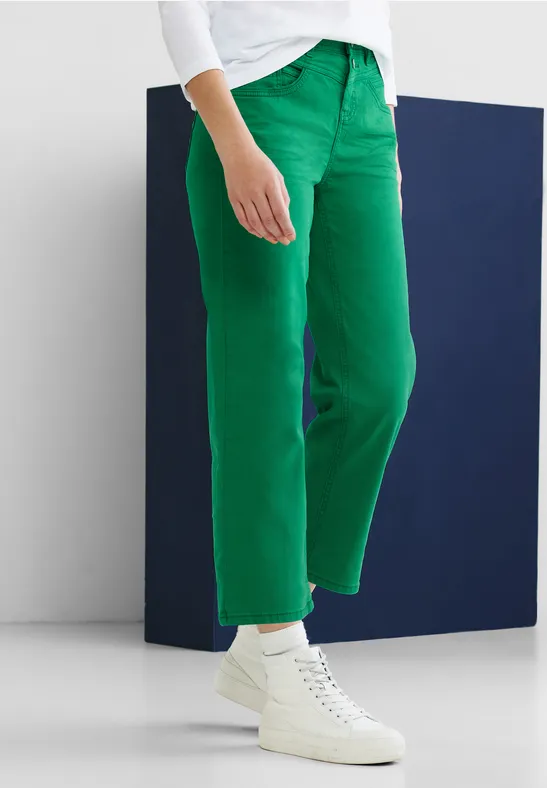 Casual Fit Jeans brisk green washed