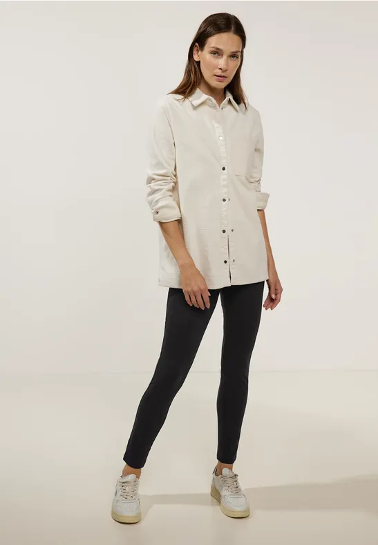 Basic Leggings in Unifarbe Black