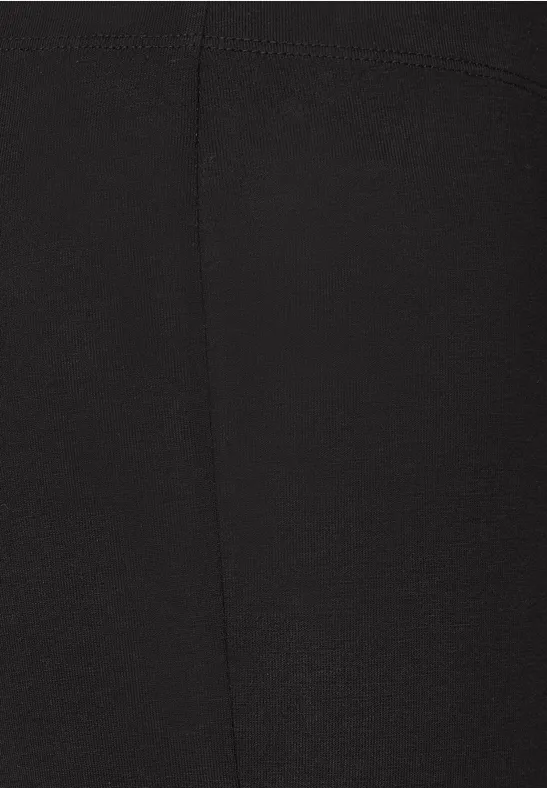 Basic Leggings in Unifarbe Black