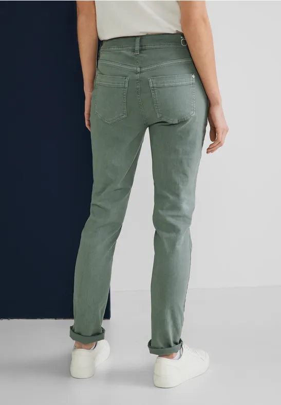 Loose Fit Jeans light soft olive washed