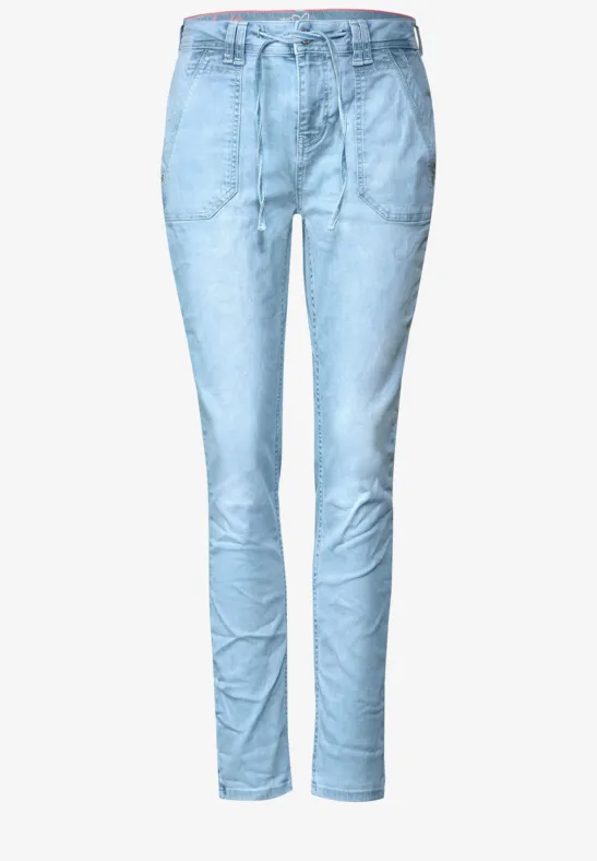 Loose Fit Jeans heavy random bleach
