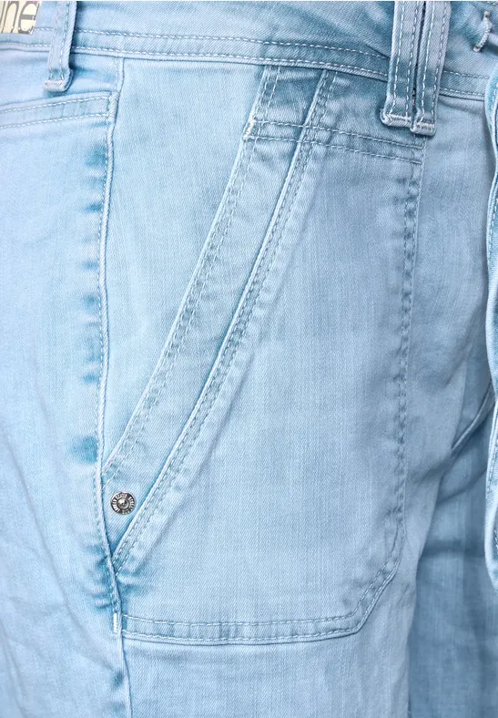 Loose Fit Jeans heavy random bleach