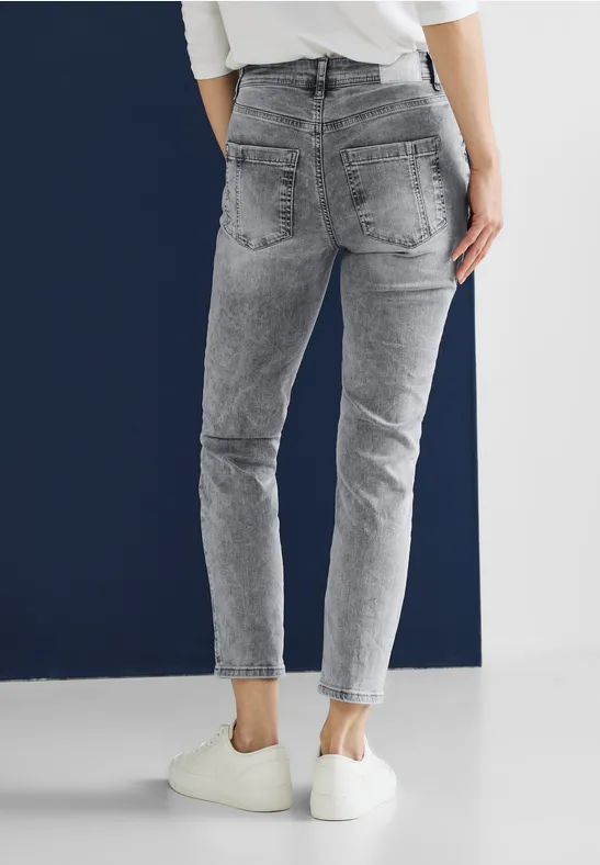 Graue Casual Fit Jeans authentic grey wash