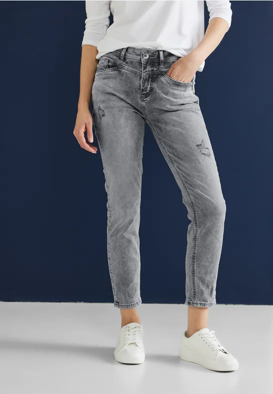 Graue Casual Fit Jeans authentic grey wash