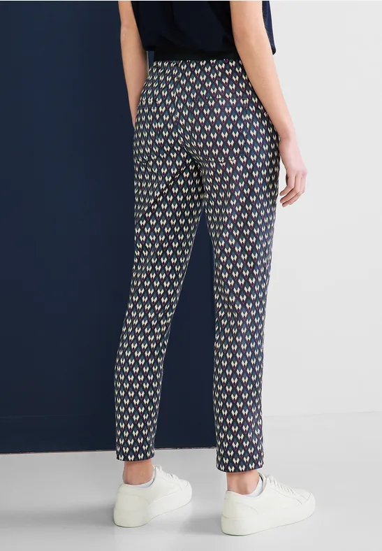 Skinny Fit Hose mit Stretch deep blue